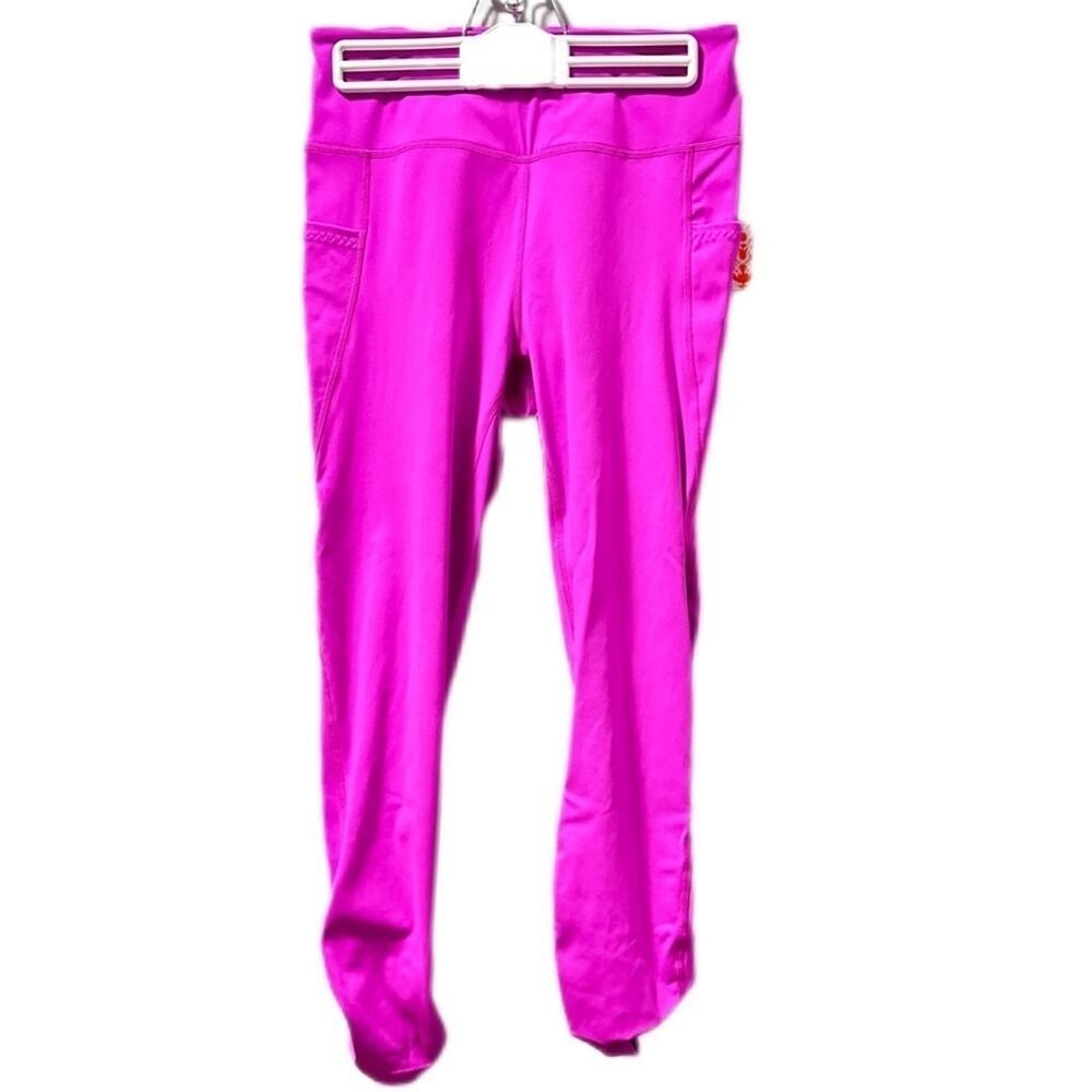 Free People movement twist leggings living magenta medium